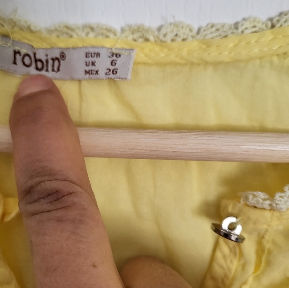 Guc ROBIN sz 6 UK light summer top - Picture 6 of 7